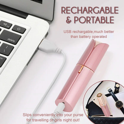 Portable Lipstick-Shaped Epilator